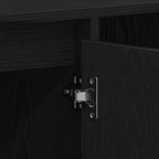 Conjunto de mueble de TV Roble Negro 100 x 35 x 55 cm