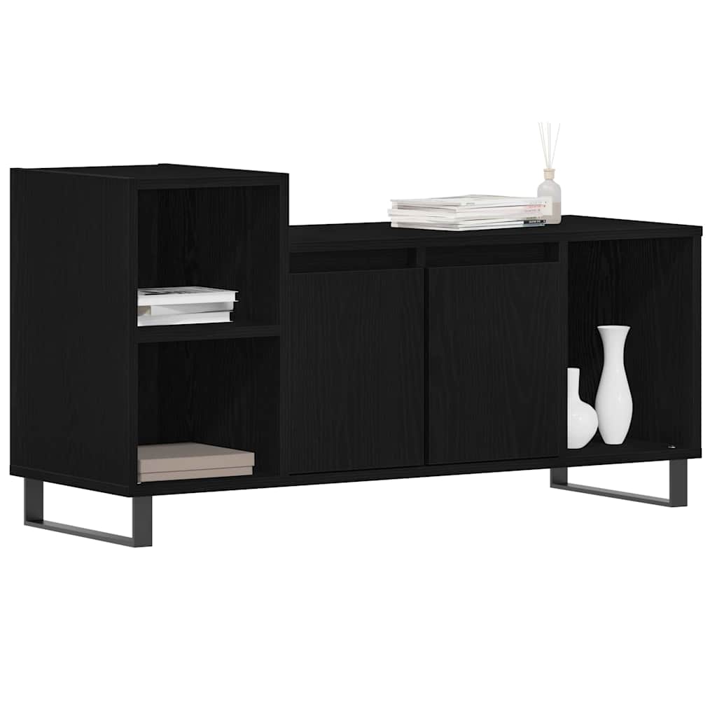 Conjunto de mueble de TV Roble Negro 100 x 35 x 55 cm