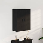 Mueble de pared Roble Negro 69,5 x 34 x 180 cm