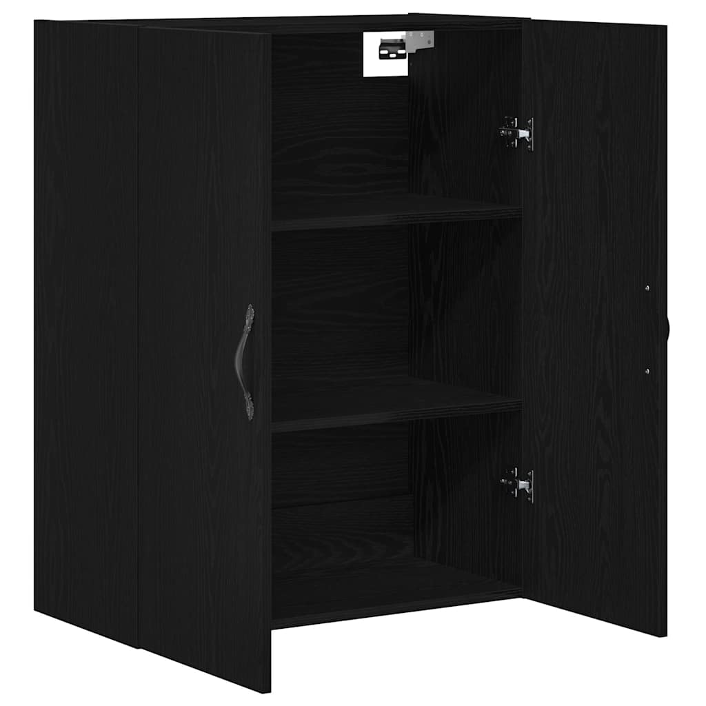 Mueble de pared Roble Negro 69,5 x 34 x 180 cm