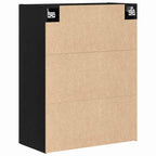 Mueble de pared Roble Negro 69,5 x 34 x 180 cm