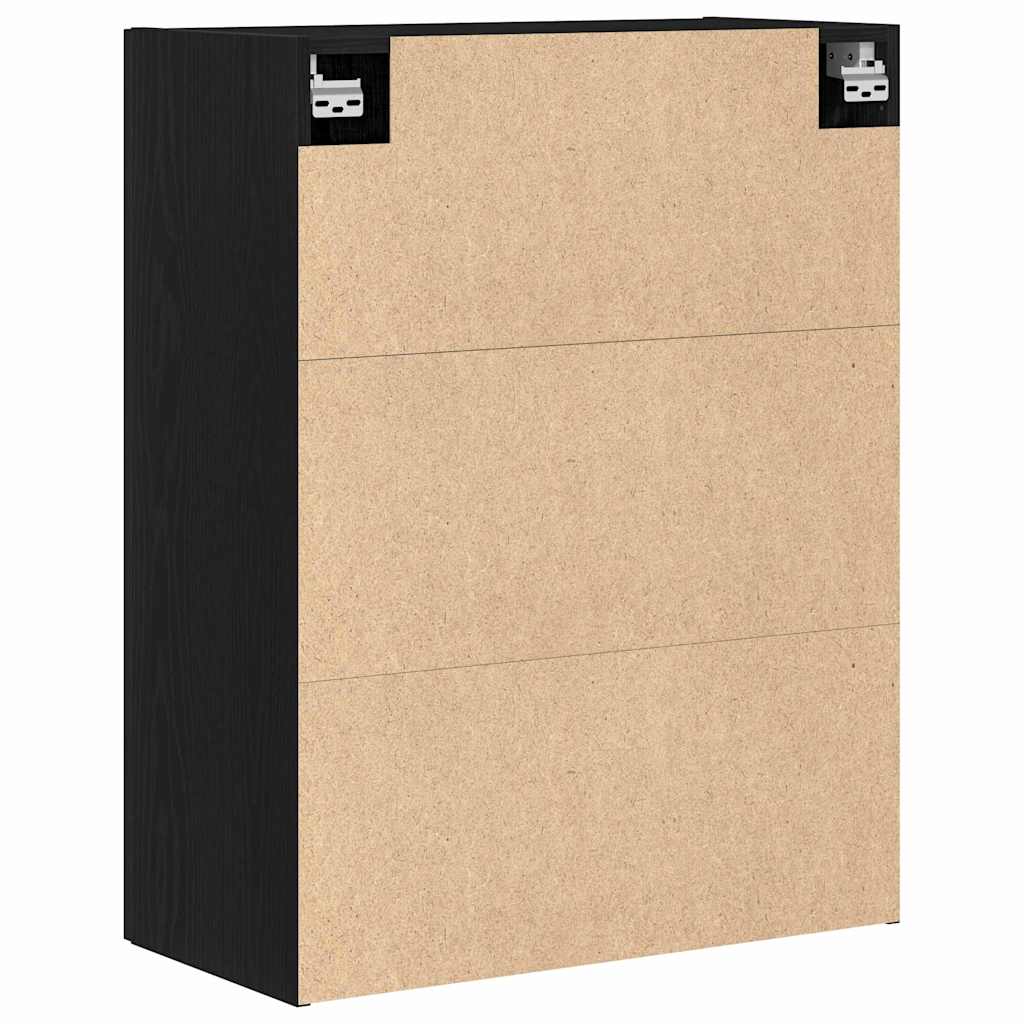 Mueble de pared Roble Negro 69,5 x 34 x 180 cm