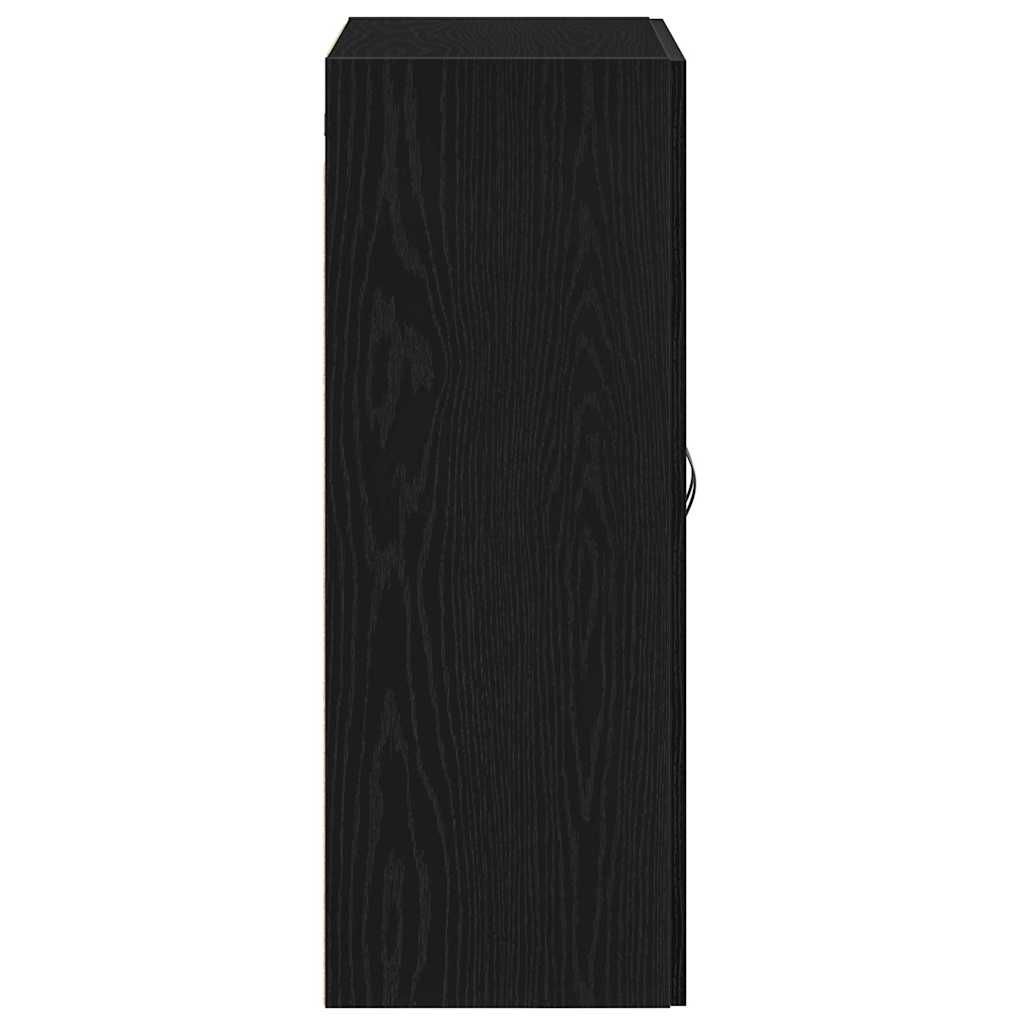 Mueble de pared Roble Negro 69,5 x 34 x 180 cm