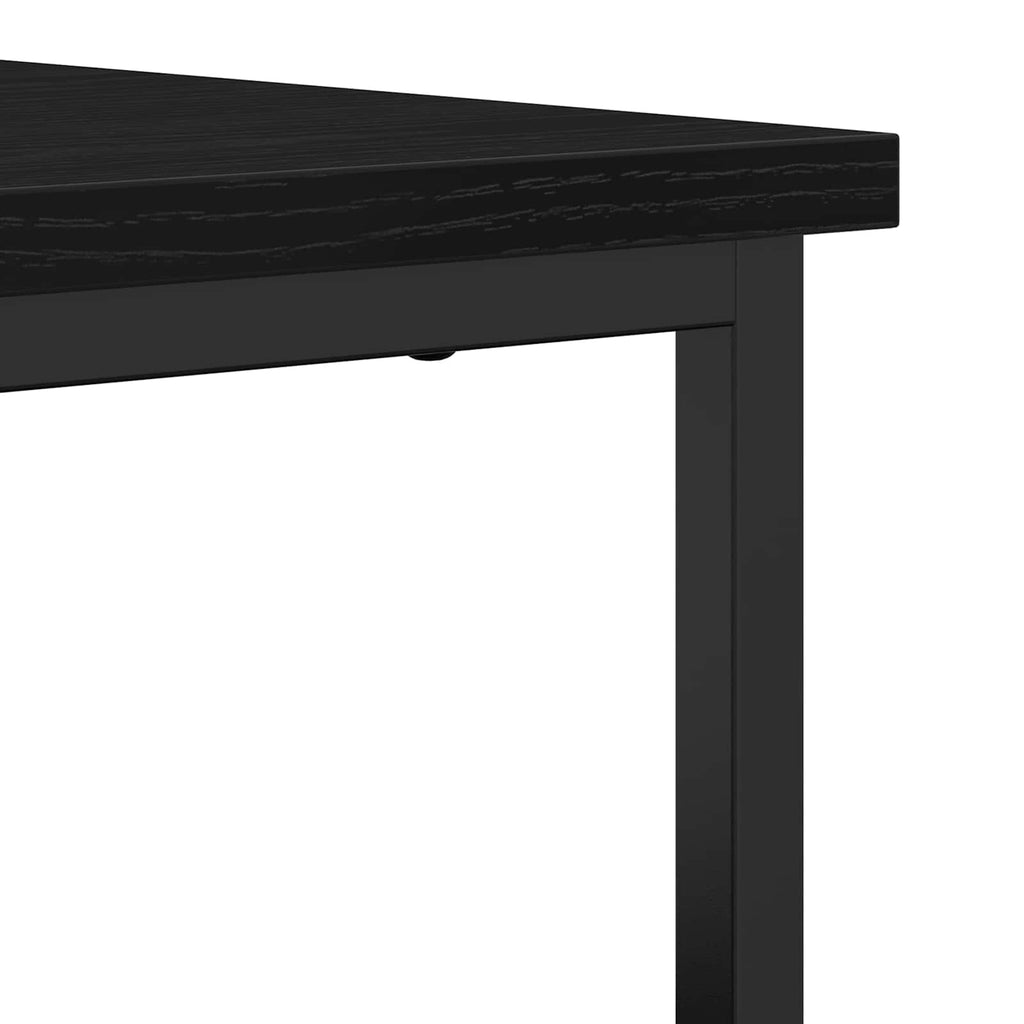 Aparador Roble Negro 70 x 30 x 80 cm Madera de ingeniería