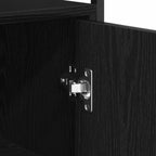 Aparador Roble Negro 70 x 30 x 80 cm Madera de ingeniería