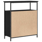 Aparador Roble Negro 70 x 30 x 80 cm Madera de ingeniería