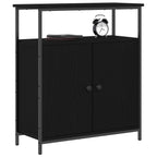 Aparador Roble Negro 70 x 30 x 80 cm Madera de ingeniería