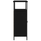 Aparador Roble Negro 70 x 30 x 80 cm Madera de ingeniería