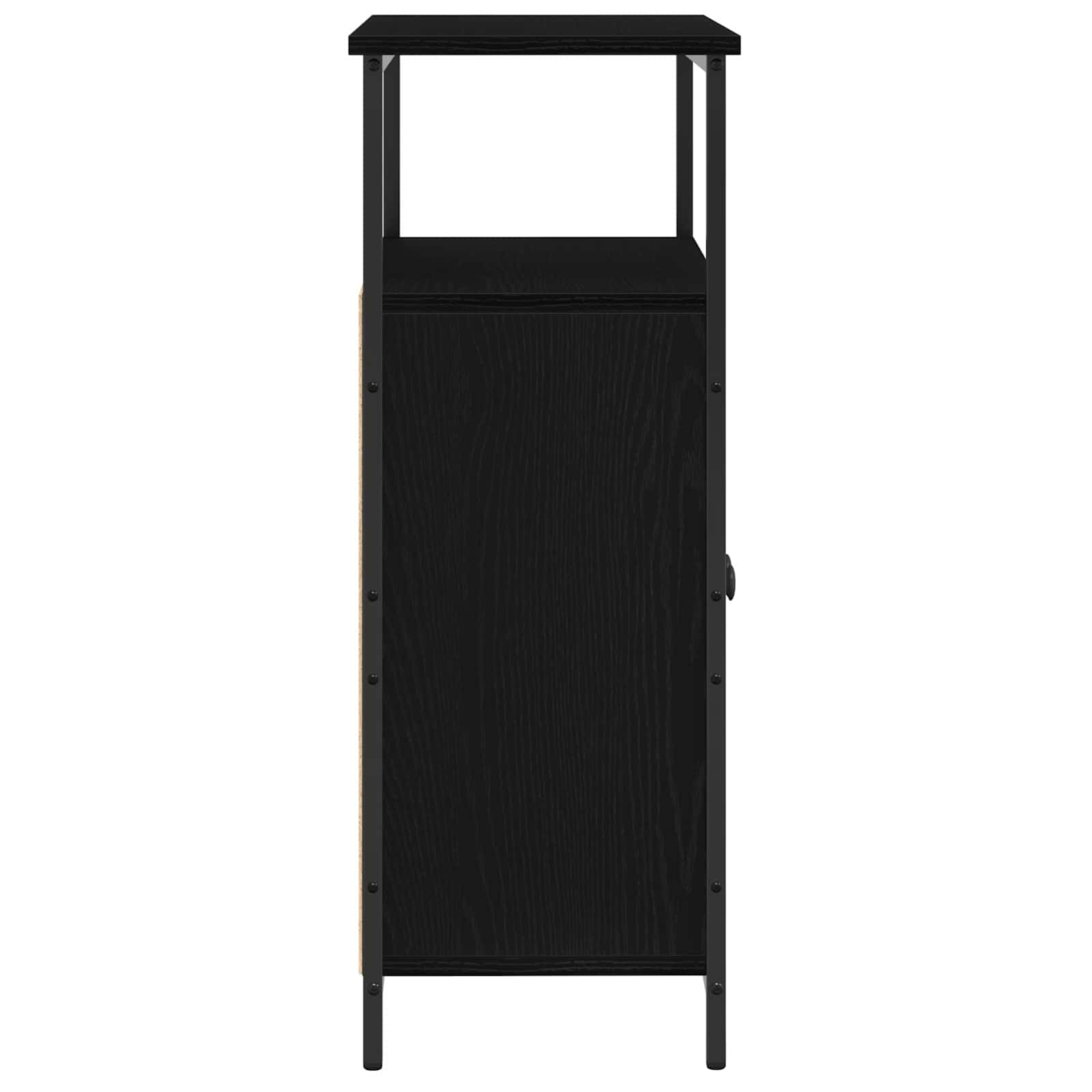 Aparador Roble Negro 70 x 30 x 80 cm Madera de ingeniería