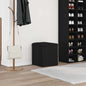 Banco de arrumação Carvalho preto 102 x 42 x 45 cm