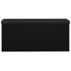 Banco de almacenamiento Roble negro 102 x 42 x 45 cm