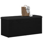 Banco de almacenamiento Roble negro 102 x 42 x 45 cm
