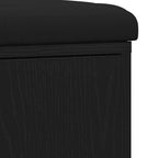 Banco de almacenamiento Roble Negro 102 x 32 x 50 cm