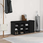 Banco de arrumação Carvalho Preto 102 x 32 x 50 cm