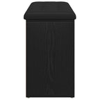Banco de almacenamiento Roble Negro 102 x 32 x 50 cm