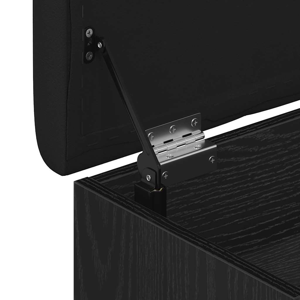 Banco para zapatos Negro 80 x 30 x 45 cm Madera contrachapada