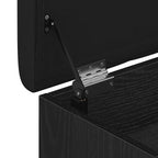 Banco para zapatos Negro 80 x 30 x 45 cm Madera contrachapada