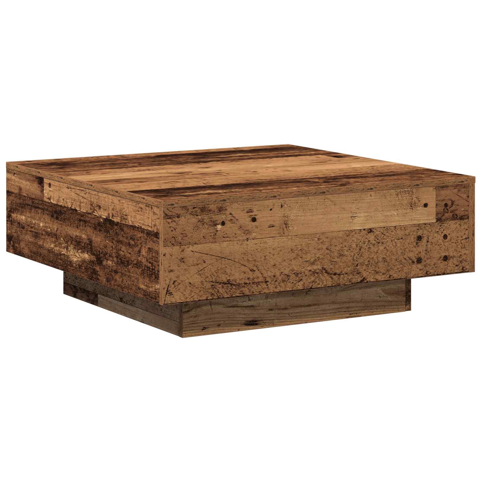 Aged Wood Coffee Table 100 x 100 x 31 cm