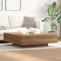 Mesa de Café Madera envejecida 100 x 100 x 31 cm