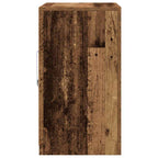 Aparador LED Marrón 60,5 x 37 x 67 cm Madera de ingeniería
