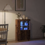 Aparador LED Madera vieja 60,5 x 37 x 100 cm