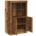 Aparador LED Madera vieja 60,5 x 37 x 100 cm
