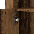 Aparador LED 2 pcs Madera vieja 41 x 37 x 67 cm