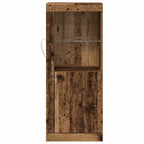 Aparador LED Marrón 41 x 37 x 100 cm Madera de ingeniería