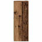 Aparador LED Marrón 41 x 37 x 100 cm Madera de ingeniería