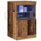 Aparador LED Madera vieja 41 x 37 x 67 cm Madera de ingeniería