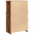 Aparador LED Madera vieja 60,5 x 37 x 100 cm