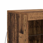 Aparador LED Madera vieja 41 x 37 x 67 cm Madera de ingeniería