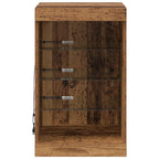 Aparador LED Madera vieja 41 x 37 x 67 cm Madera de ingeniería