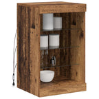 Aparador LED Madera vieja 41 x 37 x 67 cm Madera de ingeniería