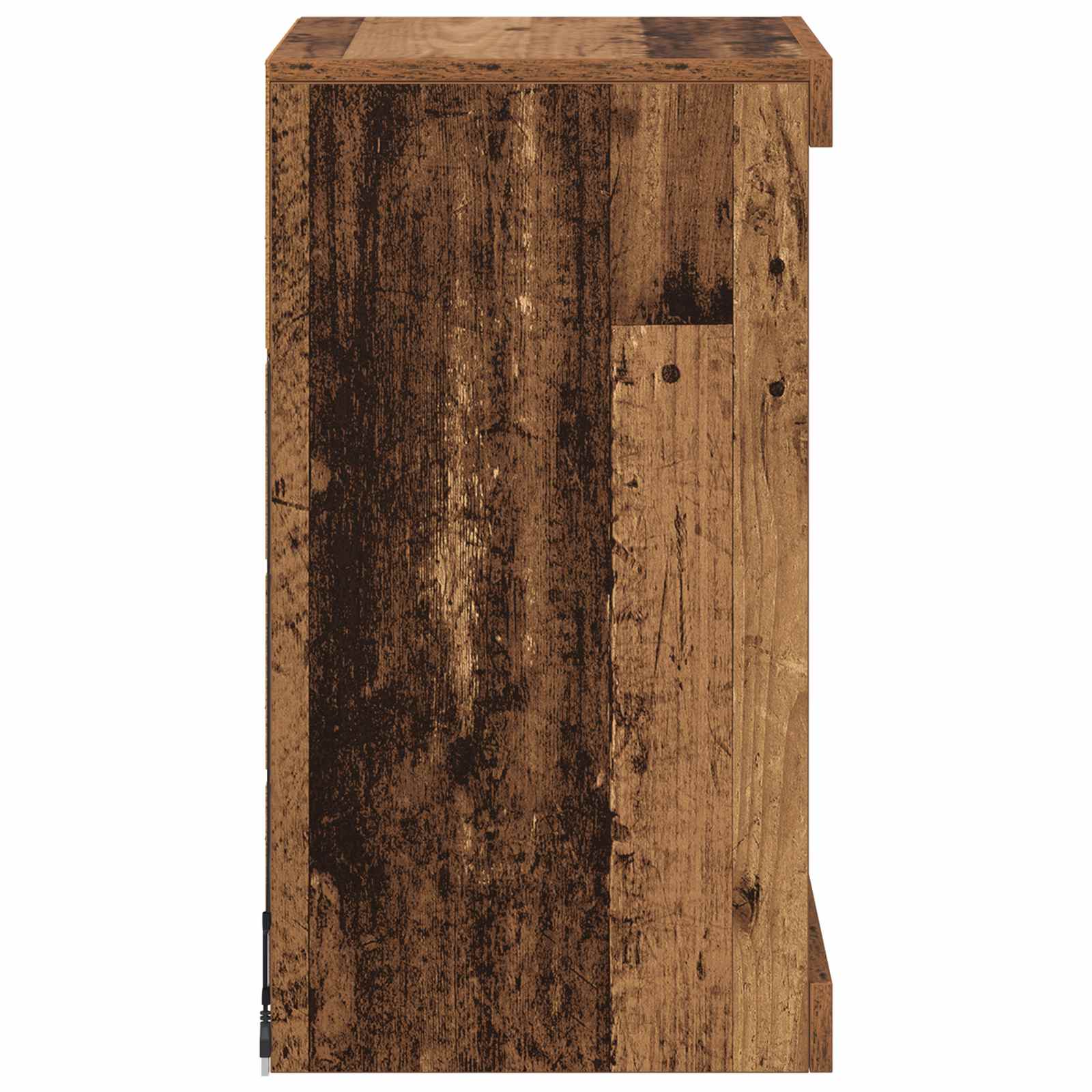Aparador LED Madera vieja 41 x 37 x 67 cm Madera de ingeniería