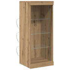 Aparador LED con tiras LED Roble artesanal 41 x 37 x 100 cm