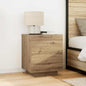 Armario de Noche 2 pcs Roble artesanal 45 x 40 x 55 cm