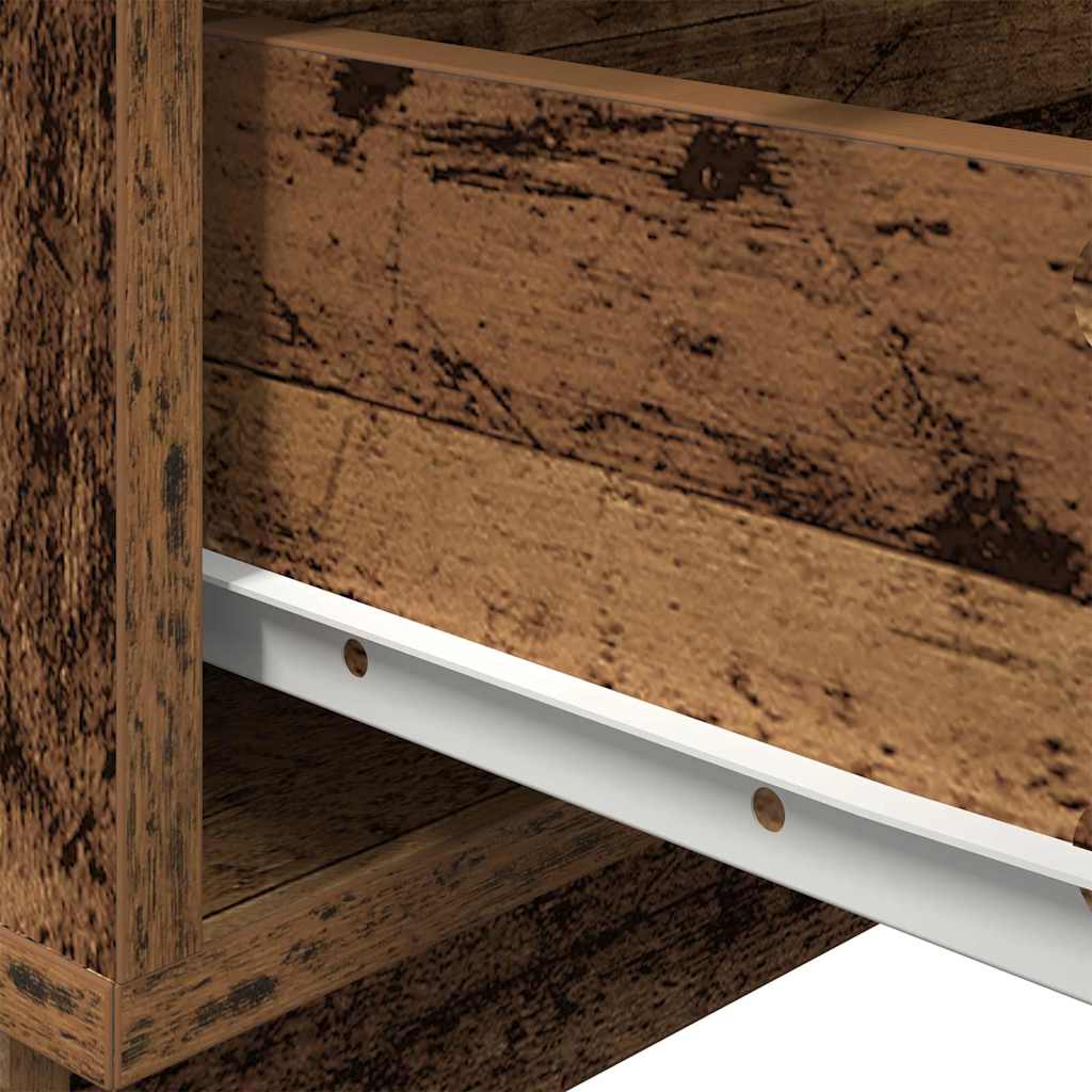 Armario de Noche con cajón Madera vieja 70 x 36 x 40,5 cm