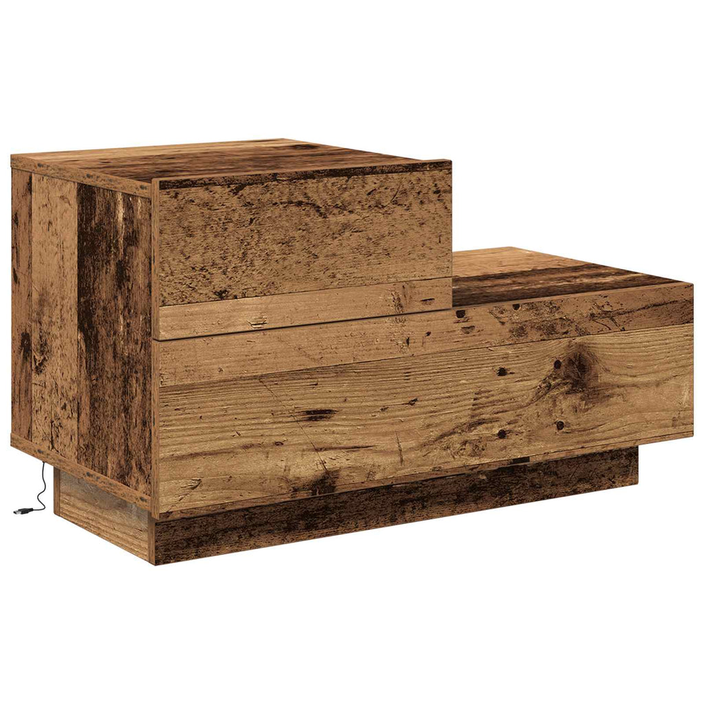 Armario de Noche con cajón Madera vieja 70 x 36 x 40,5 cm