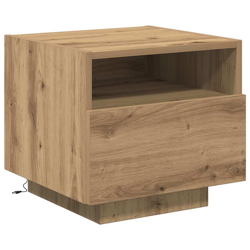 Armario de Noche 2 pcs Roble artesanal 40 x 39 x 37 cm