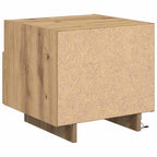 Armario de Noche 2 pcs Roble artesanal 40 x 39 x 37 cm