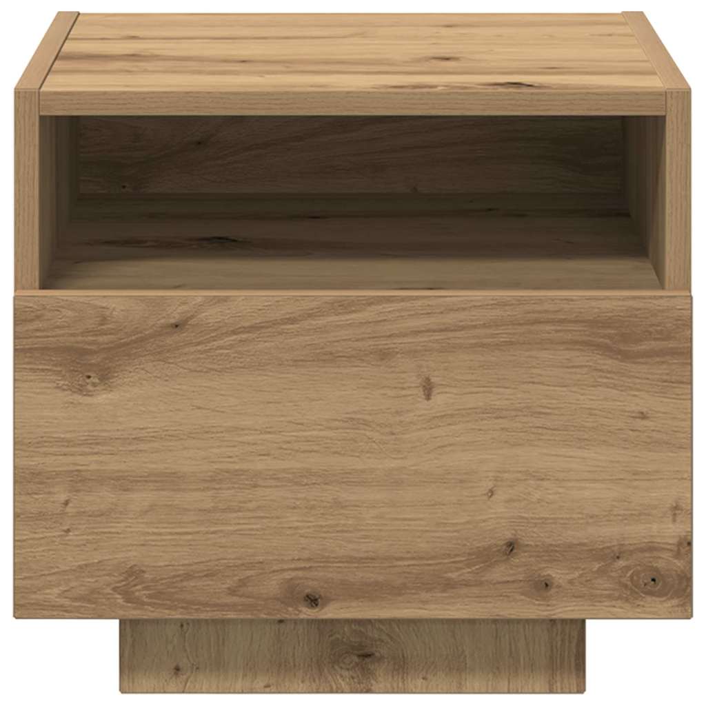 Armario de Noche 2 pcs Roble artesanal 40 x 39 x 37 cm