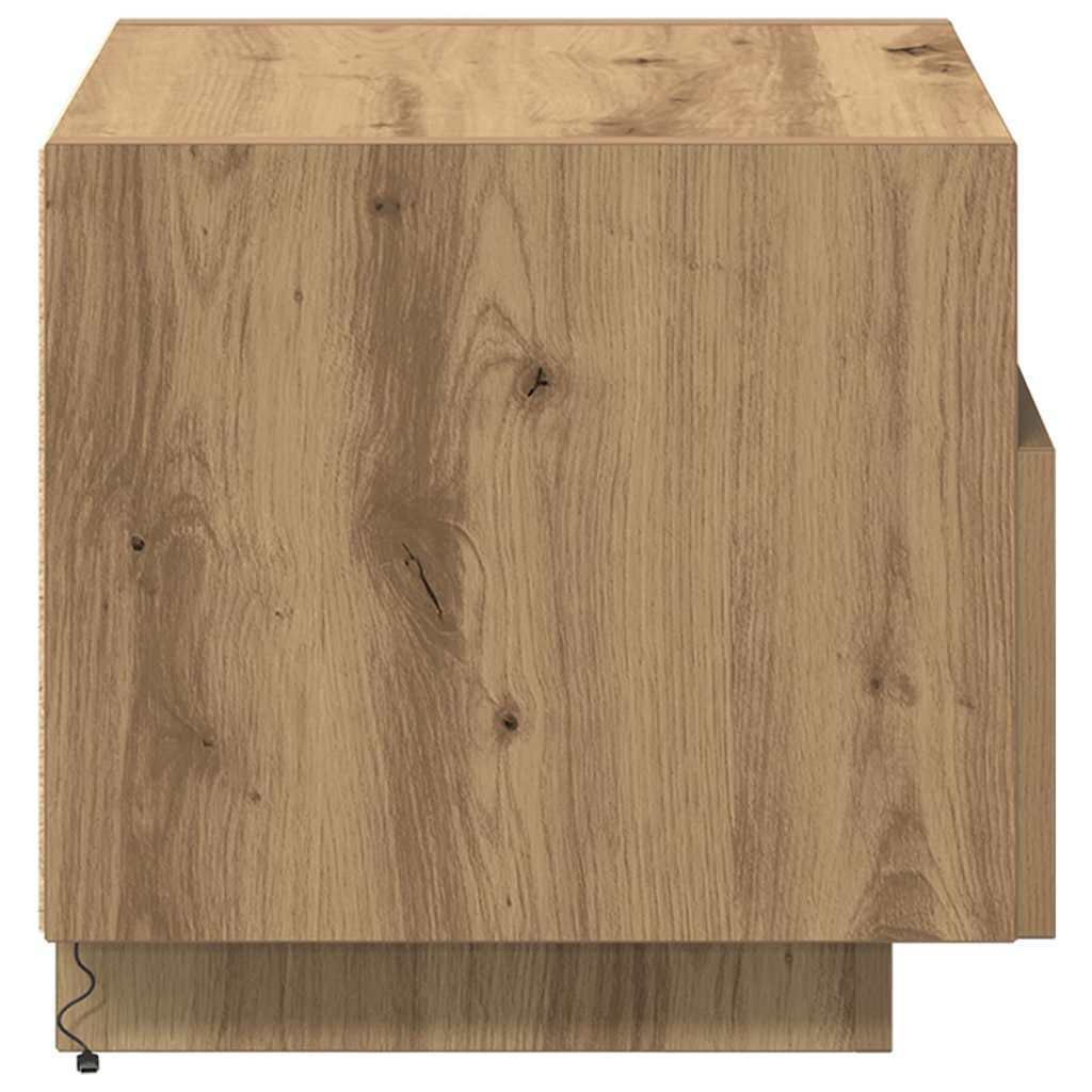 Armario de Noche 2 pcs Roble artesanal 40 x 39 x 37 cm