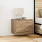 Armario de Noche 2 pcs Roble artesanal 50 x 39 x 41 cm