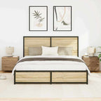 Armario de Noche 2 pcs Roble artesanal 50 x 39 x 41 cm