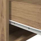 Mesita de noche de pared 2 pcs Roble artesanal 50 x 36 x 30 cm