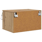 Mesita de noche de pared 2 pcs Roble artesanal 50 x 36 x 30 cm