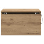 Mesita de noche de pared 2 pcs Roble artesanal 50 x 36 x 30 cm
