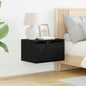 Mesita de noche de pared 2 pcs Roble artesanal 50 x 36 x 30 cm