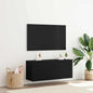 Conjunto de mueble de TV Roble Negro 100 x 30 x 41 cm